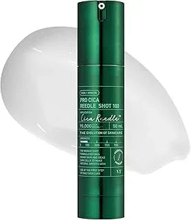 VT COSMETICS Pro Cica Reedle Shot 100, Centella Asiatica Microneedling Serum, Cica Exosome, Soothing, Hyaluronic Acid, Tea Tree Extract, Soft Skin, Glass Skin, Korean Skin Booster, 1.69 Fl Oz.(50ml)