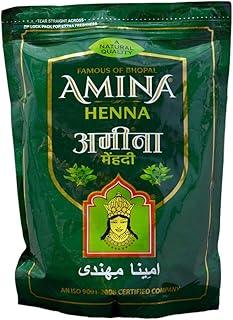 Amina Henna Mehndi Natural Henna Powder For Skin Hand and Hair, Green (1 KG)