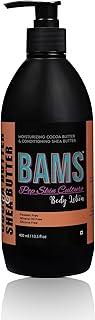 BAMS | Cocoa Butter & Shea Butter Body Lotion | Rich Hydration with Nourishing Cocoa & Shea Butter | Deep Moisturizing Formula for Soft, Smooth Skin | For Men & Women | 400ml