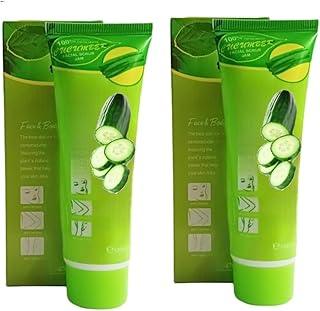 Facejewel Natural Cucumber Cleaning Scrub Gel For Face & Body Scrub (Pack Of-2)