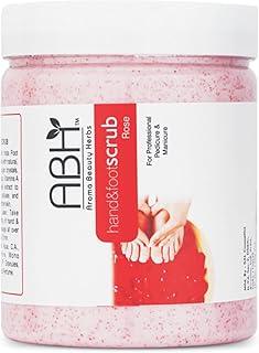 ABH Rose Hand & Foot Scrub 500g Exfoliating Scrub for Pedicure & Manicure Softens, Smoothens & Refreshes Hands and Feet For Spa, Salon & Home Use