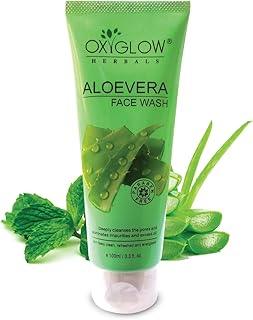OxyGlow Herbals Alovera Face Wash -100ml| Calms & Restores the skin | Controls Excess Oil|Deep Cleansing|Tighten Pores|Refreshed |Nourishes |Hydration|All Skin Type|Moisturizing