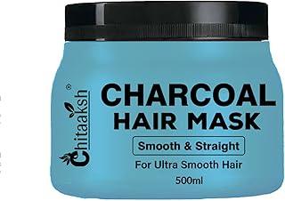Chitaaksh Charcoal Hair mask | Infused With Activated Charcoal |Dry Hair Mask Provides Deep Conditioning & Strength 500 Ml
