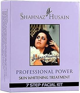 Shahnaz Husain Professional Power 7 Step Facial Kit for Glowing Skin, Anti-Aging & Deep Cleansing, 48g – Complete Salon-Style Home Facial Kit (48g, Skin Whitening Treatment)