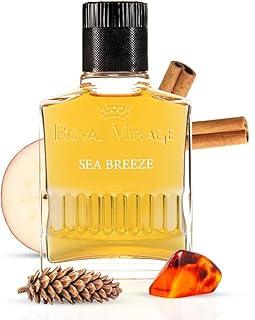 Royal Mirage Sea Breeze Aftershave for Men | Soothing Cinnamon & Fruity Notes | Instant Post-Shave Comfort | Premium Men Aftershave | Long-Lasting Freshness | 100ml