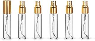 Hunky Dory 6pcs 5ml Empty Delicated Perfume Glass Bottles With Metallic Spray Pump And Caps.