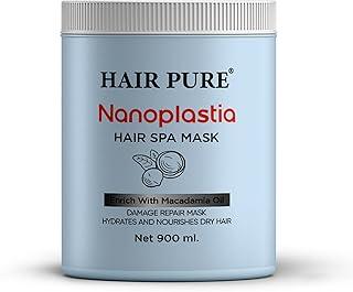 Hair Pure Nanoplastia Hair SPA Mask | Deep Nourishment & Smoothing Treatment | Professional-Grade Hydration, Frizz Control, and Hair Repair for All Hair Types | Restores Shine & Healthy Hair, 900ml