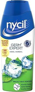Nycil Germ Expert Cool Herbal Prickly Heat and Cooling Powder - 400 g | Get Relief from Skin Problems
