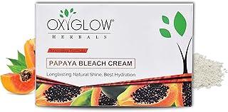 OxyGlow Herbals Papaya Bleach Cream Enriched with Goodness of Papaya| Hydrates & Rejuvenates the Skin| Gives Instant Glow & Exfoliates Dead Skin 50Gram