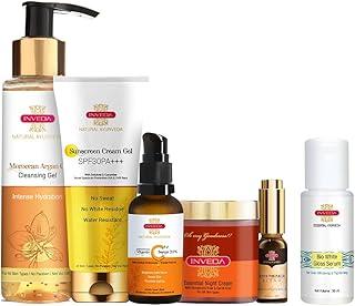 Inveda Age Revival Skincare Kit, For Anti-ageing, Wrinkles, Fine Lines, Crows Feet, With Moroccan Argan oil, Cucumber Extracts, Helps to Give Plump, Bright & Youthful Skin, 290ml