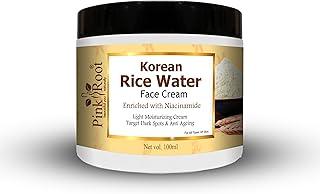 Pink Root Rice Water Face & Body Cream 100gm helps to provides anti-aging benefits with Rice water Extract for all skin types (Rice Water Cream)