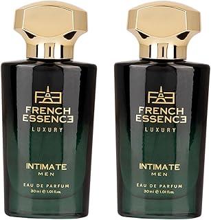 FRENCH ESSENCE Premium Aerosol Perfume For Men/Luxury Perfume/Eau De Parfum Set Long Lasting Smell, Gift Purpose, Fresh Scent (Intimate) Pack Of 2 (30Ml Each)
