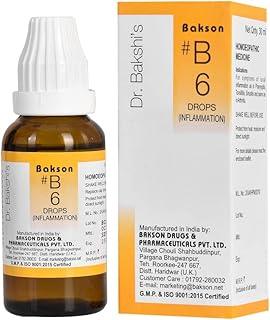 Dr. Bakshi's BAKSON'S HOMOEOPATHY # B 6 Inflammation Drops (30 ml)