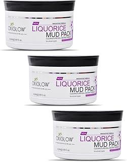 Oxyglow Herbals Liquoric Mud Pack|Reducing Wrinkles|Rejuvenate and Nourish|All Skin Type|500Gram(Pack of 3)