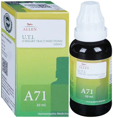 Allen A71 U.T.I. (Urinary Tract Infections) Drop bottle of 30 ml drop