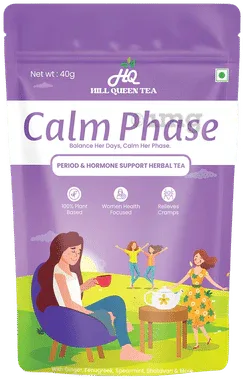 Hill Queen Tea Calm Phase Herbal Tea packet of 40 gm leaves
