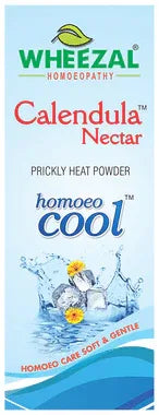 Wheezal Calendula Nectar Prickly Heat Homoeo Cool Powder box of 100 gm powder