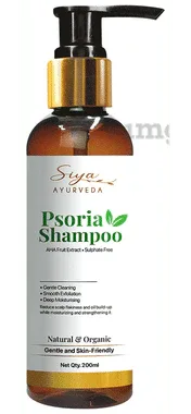 Siya Ayurveda Shampoo for Scalp Psoriasis pump bottle of 200 ml shampoo
