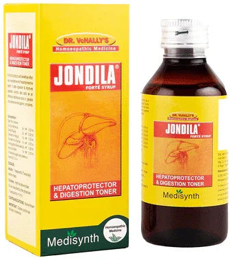 Medisynth Jondila Forte Syrup bottle of 200 ml syrup