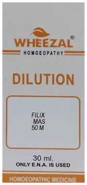 Wheezal Filix Mas Dilution 50M bottle of 30 ml dilution