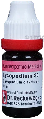 Dr. Reckeweg Lycopodium Dilution 30 CH bottle of 11 ml dilution