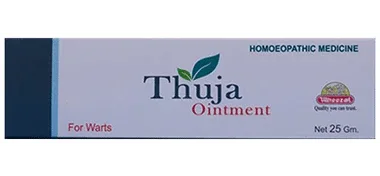 Wheezal Thuja Ointment tube of 25 gm ointment