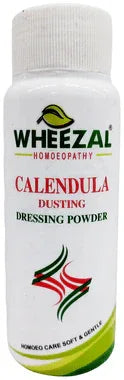 Wheezal Calendula Dusting Dressing Powder bottle of 100 gm dusting powder