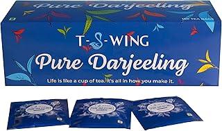 TeaSwan Pure Darjeeling Tea - The Famous Black Tea from Darjeeling | 100 Tea Bags | Improved Immunity, Digestion and Stress Relief (1)