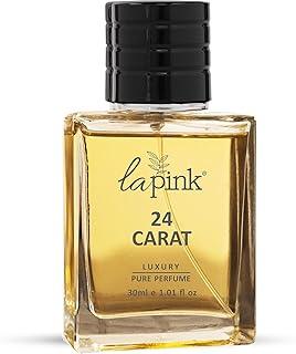 La Pink 24 Carat Luxury Perfume for Men 30ml | French Premium Pure Perfume | Citrus & Woody Notes | Long-Lasting 12+ Hours | Suitable for Every Occasion