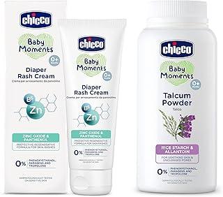 Chicco Diaper rash cream 100 ml with Talcum Powder 75g