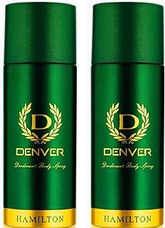 Denver Hamilton Deodorant 150 ML Each, Pack of 2 | Long Lasting Deodorant Body Spray For Men