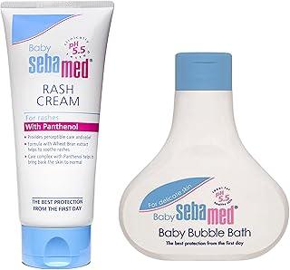 Sebamed Baby Rash Cream, 100ml & Baby Bubble Bath, 200ml