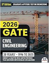 GATE Civil Engineering 2026 | Previous Years Solved Papers (1996 - 2025) with Detailed Solution | Best Seller PYQ Book for GATE Civil Engineering Exams in India | Chapter & Topic wise Sorted PYQ Question Bank | Two Brothers Publications