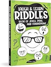Laugh and Learn: Riddles, Jokes, Puns & Conundrums Book | Fun Brain Teasers for Kids | Ages 7–12 | Boost Thinking and Humor Skills