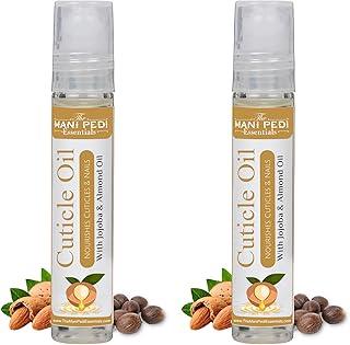 TMPE Cuticle Oil with Almond & Jojoba | Cuticle Oil Helps Nail Growth & Damaged Nails | Nourishing Care for Longer & Cuticle Care & Strength - 10ml Pack of 2