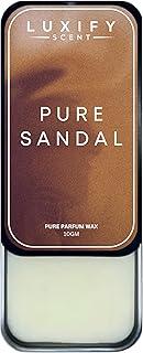 LUXIFY SCENT® Luxury Alcohol Free Solid Perfume | Pure Sandal for Men & Women | Non-Greasy Cologne | Strong & Lasting Fragrance | Gifting Pack for Him & Her