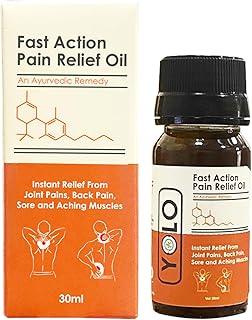 Yolo Fast Action Pain Relief Oil 30 ml | An Ayurvedic Formulation With Cinnamon, Eucalyptus & Clove Oil | Instant Relief From Joint, Neck, Knee, Shoulder Pain & Aching Muscles | Ortho Products