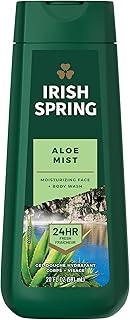 Irish Spring Aloe Mist Body Wash for Men 20 fl oz, 591ml