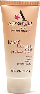 Aaranyaa Hand & Cuticle Cream (50gm) With Tea Tree Oil | Moisturizing Cream for Dry, Rough and Wrinkle hands | Lightweight & Fast Absorbing | For Women & Men - Paraben Free