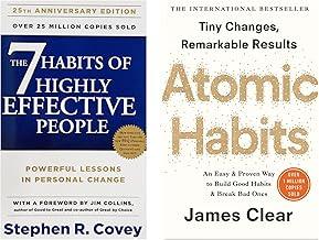 Atomic Habits + 7 Habits of Highly Effective People | Productivity & Success Mastery Set | Habit Building, Time Management & Personal Growth Bestsellers