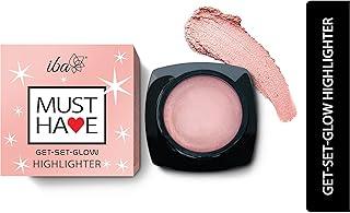 Iba Must Have Get-Set-Glow, Metalic Highlighter, 8g | Face Makeup | Lightweight, Easily Blendable & Long Lasting | For All Skin Tones | 100% Natural, Vegan & Cruelty-Free