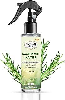 Khadi Omorose Rosemary Water Hair Spray for Hair Growth | Instant Shine | Strengthens Hair Roots & Strand | All Hair Types 100ml