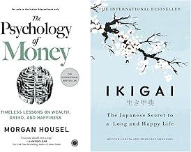 The Psychology of Money + Ikigai | Mindset & Life Purpose Bestseller Set | Financial Wisdom, Japanese Philosophy, Self Help & Personal Growth Books