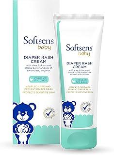 Softsens Baby Natural Diaper | Nappy Rash Cream, Enriched With Aloe Vera Juice and Shea Butter 50g