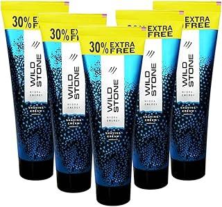 Wild Stone Hydra Energy Shaving Cream for Men, Pack of 5 (78gm each)