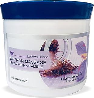 OxyGlow Herbals Saffron Face Massage Cream- Enriched with Vitamin E For Healthy & Glowing Skin 200 Gm (Pack Of 1)