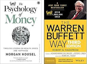 BRANKY BOOK The Psychology of Money + The Warren Buffet Way Combo | Self Help Books for Adults in English | Motivational Books & Human Psychology Books for Self Development