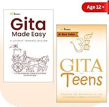 Gita for Teens & Gita Made Easy | 160 shlokas from 18 chapters explained in English | Solving mysteries of life | Combo Pack of 2 books