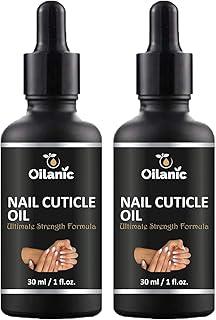 Oilanic Nail Cuticle Oil for Stronger Nails and Healthier Cuticles (Set of 2, Each 30 ml)|Deep Nourishing and Hydrating Oil for Dry, Cracked and Damaged Cuticles Suitable for Women and Men|