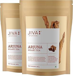 Jiva Arjuna Caffeine Free Ayurvedic Tea - 100% Pure & Natural Goodness of Arjuna - 150 Gram (Pack of 2), Assam